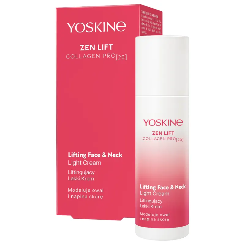 Yoskine Zen Lift Collagen PRO [20] liftingujący lekki krem do twarzy z GABA, sirtuinami, biosacharydem i peptydami 50 ml
