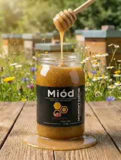 MIÓD WRZOSOWY 1 KG - Prawdziwy gęsty, galaretka z 2026 roku.