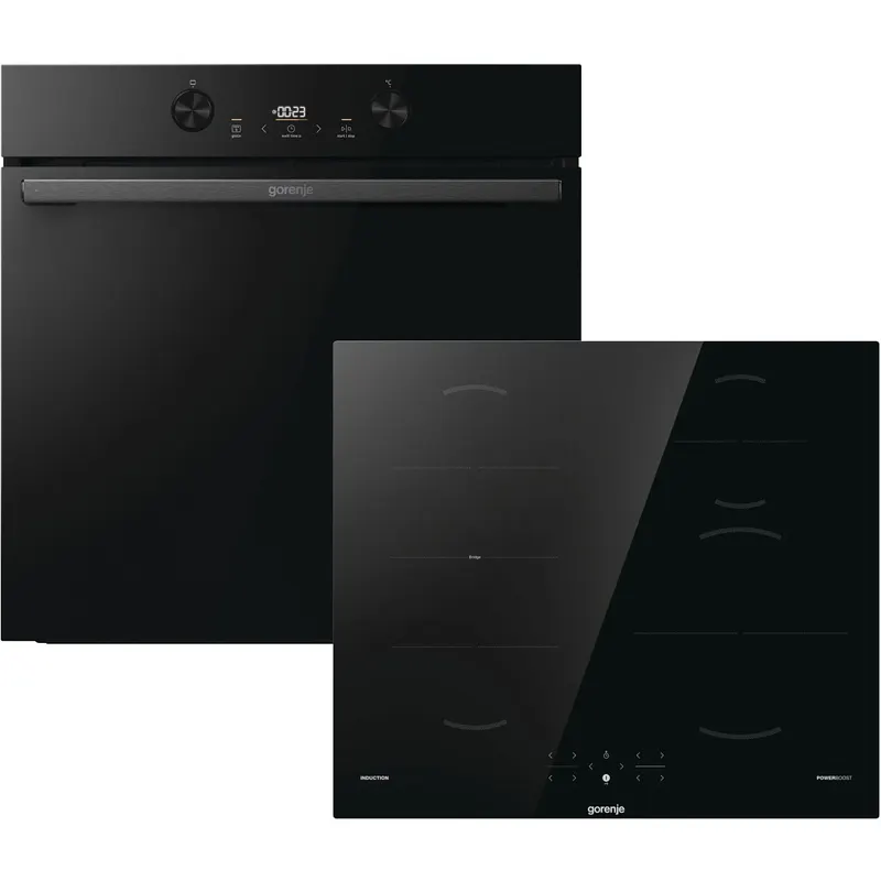 Zestaw AGD do zabudowy Gorenje Piekarnik elektryczny z funkcją pary BOS6737E05DBG + Płyta indukcyjna GI621FMC