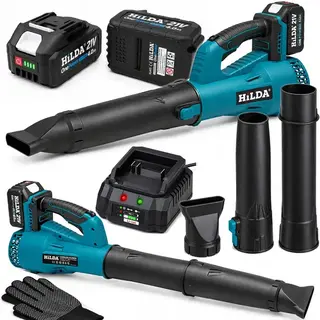 Dmuchawa do Liści Śniegu Ogrodu Akumulatorowa HILDA 2x Aku 4000mAh Mocna