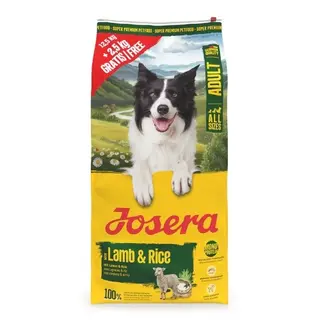 JOSERA Adult Mono Lamb & Rice - sucha karma dla psa - 12,5kg + 2,5kg
