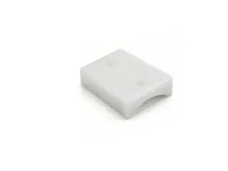 Ślizg przykręcany do profili okrągłych D-40mm L-60mmx30 R20, PP, kolor naturalny