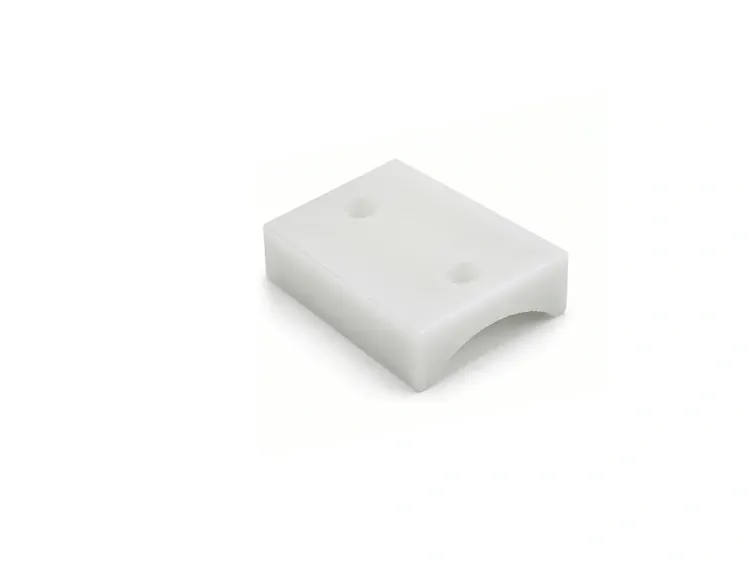Ślizg przykręcany do profili okrągłych D-40mm L-60mmx30 R20, PP, kolor naturalny