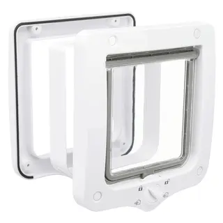 Drzwiczki dla kota Trixie z tunelem - Białe