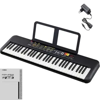 Keyboard Yamaha PSR-F52 organy dla dzieci i początkujących zasilacz pulpit
