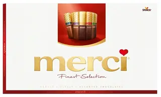 Merci Finest Selection Bombonierka Czekoladki Storck na Prezent 400g