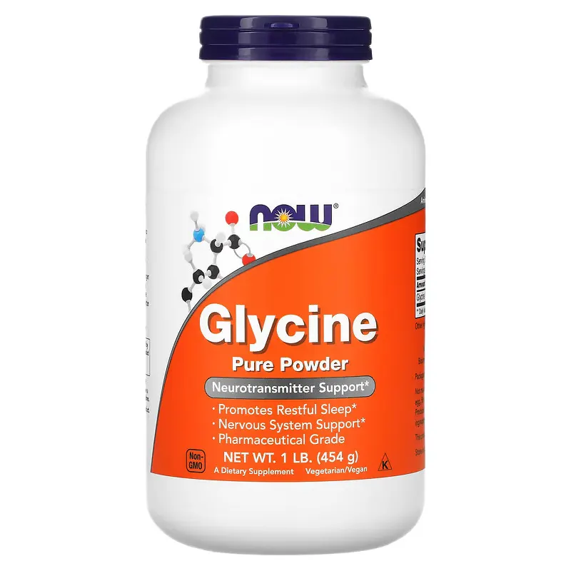 Aminokwasy Glicyna Now Foods Glicyna 454g