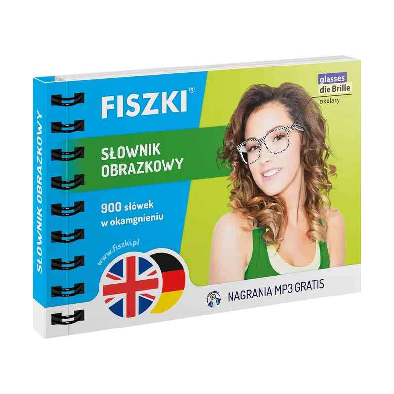 FISZKI - Ilustrowany słownik obrazkowy polsko-angielsko-niemiecki (poziom A1-A2)