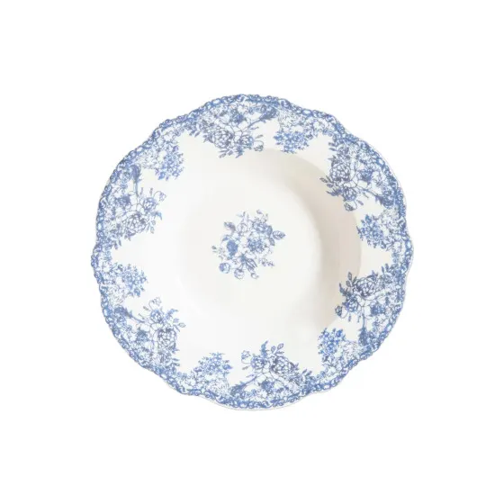 Talerz Homla LOURRY Navy Blue głęboki, 22 x 5 cm