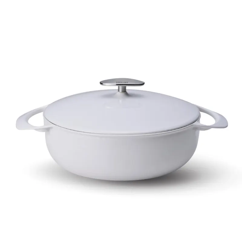 Garnek żeliwny UNILLOY Unohana 22 cm [US220WH]