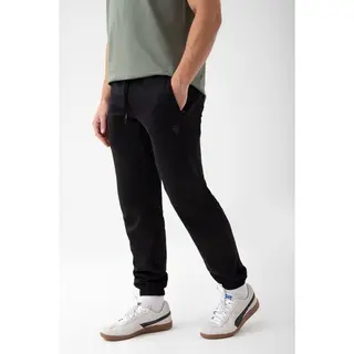 Czarne spodnie dresowe męskie TW BASIC PANTS 182 M BLACK - S