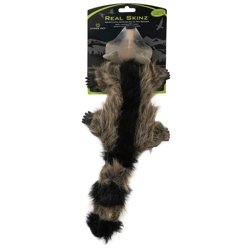 Hyper Pet Real Skinz, szop pracz - Dł. x szer. x wys.: 40 x 10 x 8 cm