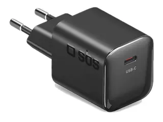 Ładowarka sieciowa SBS 20W GaN PD 3.0 USB-C Czarny