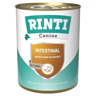 RINTI Canine Intestinal z jagnięciną, 800 g - 6 x 800 g