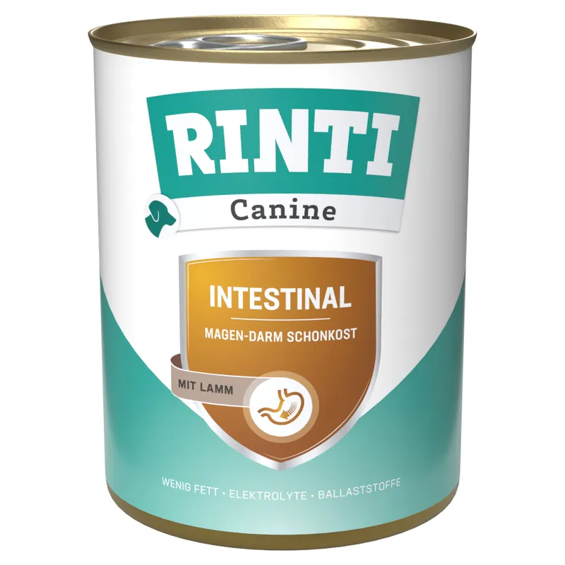 RINTI Canine Intestinal z jagnięciną, 800 g - 6 x 800 g