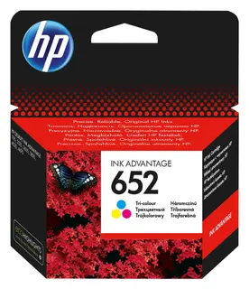 HP 652 Trójkolorowy Tusz Deskjet F6V24AE