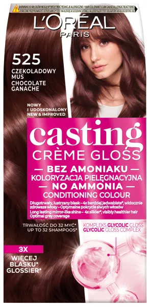 Loreal Casting Creme Gloss Farba 525 Czekoladowy Mus