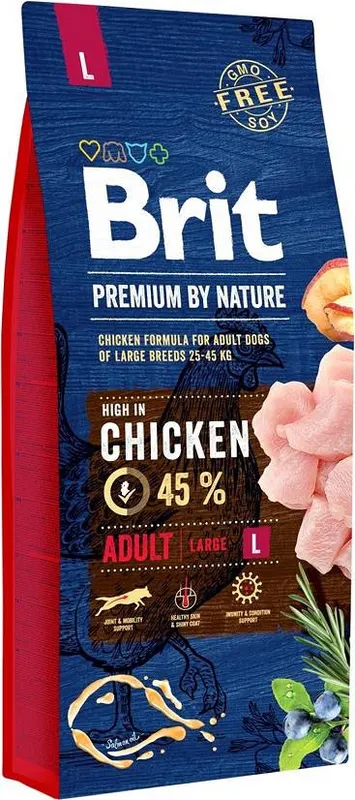 BRIT Premium by Nature Adult L - sucha karma dla psa - 15kg