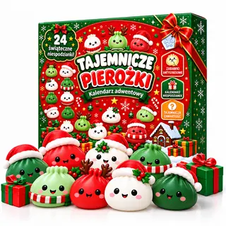 KALENDARZ ŚWIĄTECZNY ADWENTOWY PIEROŻKI GNIOTKI PL