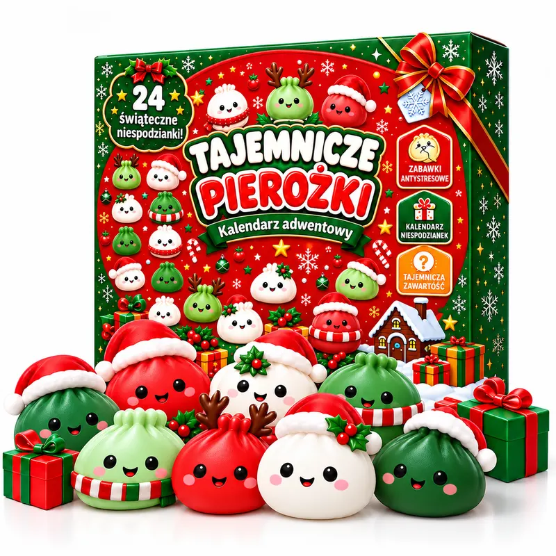 KALENDARZ ŚWIĄTECZNY ADWENTOWY PIEROŻKI GNIOTKI PL