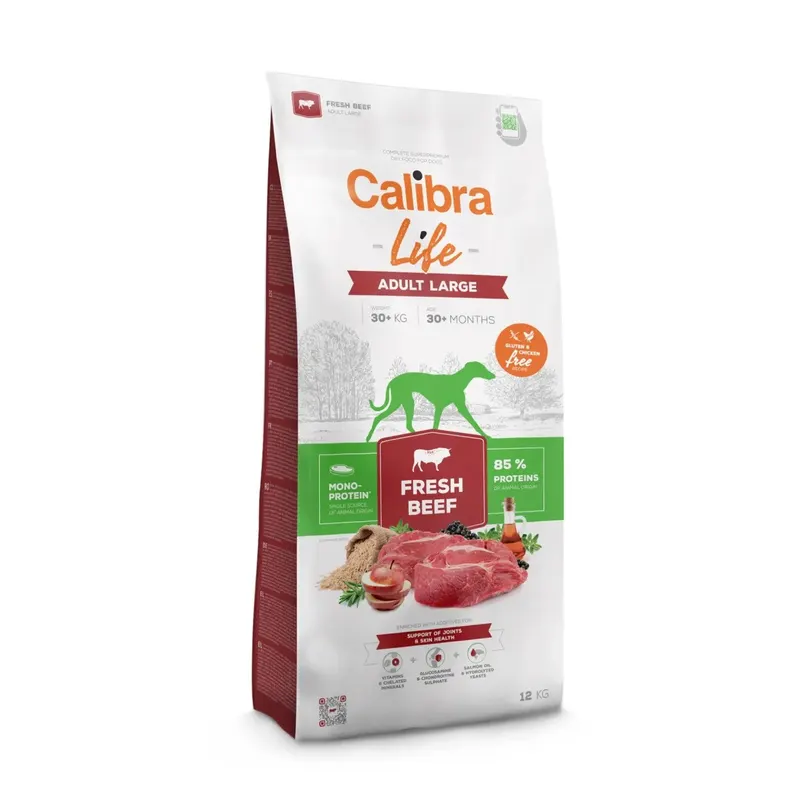CALIBRA Life Adult Large Fresh Beef - sucha karma dla psa - 12kg