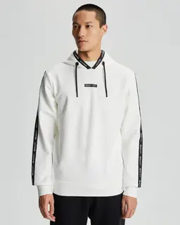 Gant Bawełniana Bluza Męska Z Kapturem Regular Fit Kremowa