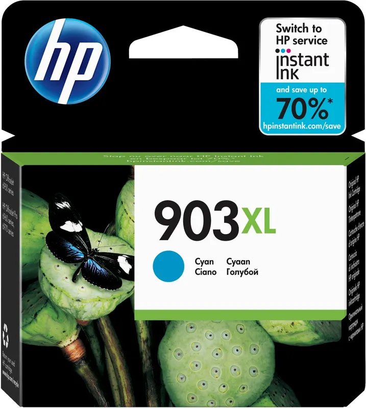 Oryginalny błękitny wkład atramentowy HP 903XL