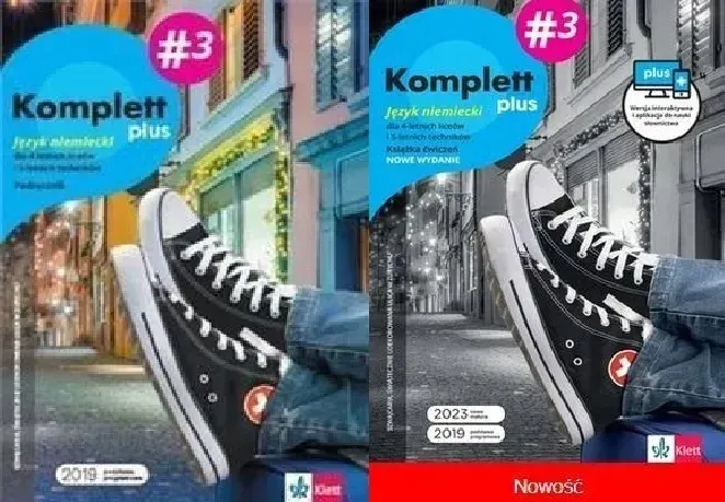 ZESTAW Komplett 3 Plus LEKTOR Podręcznik +Ćwiczeni
