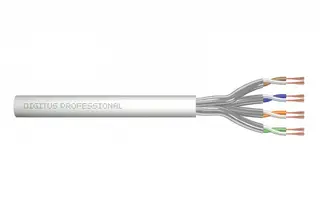 Digitus Kabel teleinformatyczny patchcordowy kat.6A, U/FTP, linka, AWG 27/7, LSOH, 305m, karton, szary
