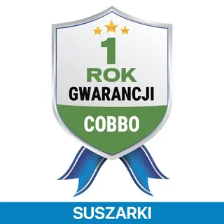 1 ROK GWARANCJI - SUSZARKI COBBO