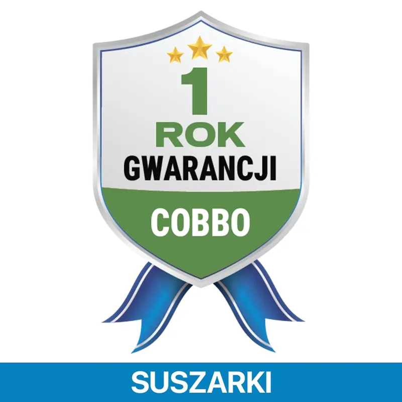 1 ROK GWARANCJI - SUSZARKI COBBO