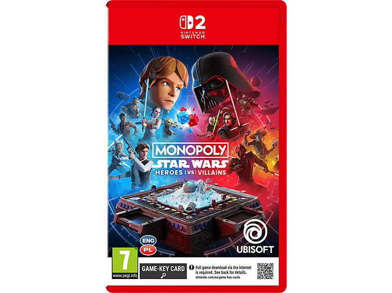 Gra Nintendo Switch 2 CENEGA Monopoly: Star Wars Heroes vs. Villains