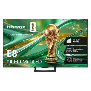 Telewizor Hisense 85E8S 85” MiniLED 4K UHD 144Hz VIDAA