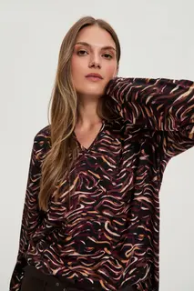 Sweter z długimi rękawami czarny