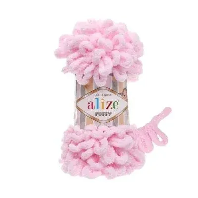 WŁÓCZKA ALIZE PUFFY RÓŻOWA 31