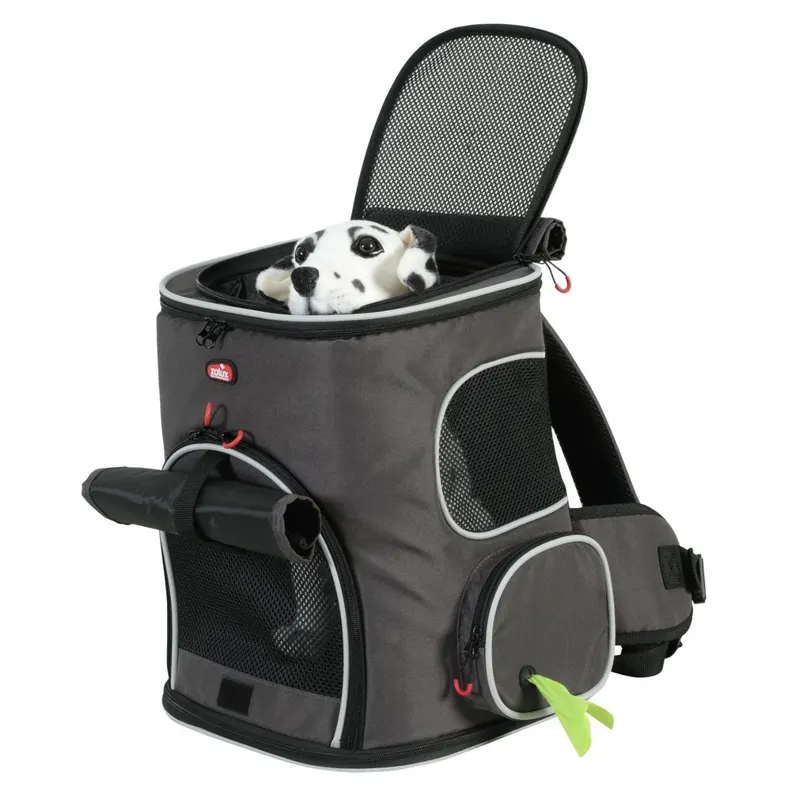 ZOLUX Nomad – plecak do transportu psa i kota z kieszenią na laptopa – 33×29×40 cm