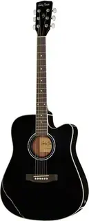 Gitara elektroakustyczna akustyczna Harley Benton D-120CE BK Mahoń Czarna