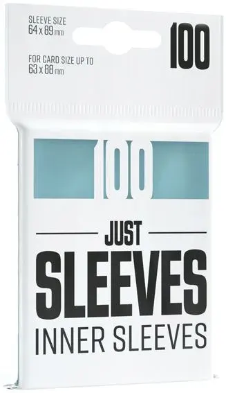 100 koszulek na karty Gamegenic: Just Sleeves - Inner Sleeves