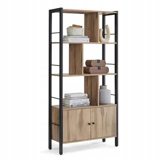 REGAŁ INDUSTRIALNY NA KSIĄŻKI 4 półki stalowy regał stojący loft