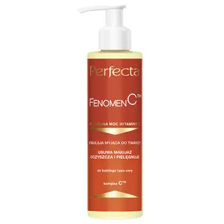 Perfecta Fenomen CTH emulsja myjąca do oczyszczania twarzy z 3 formami witaminy C, olejem z pestek winogron i D-pantenolem 200 ml