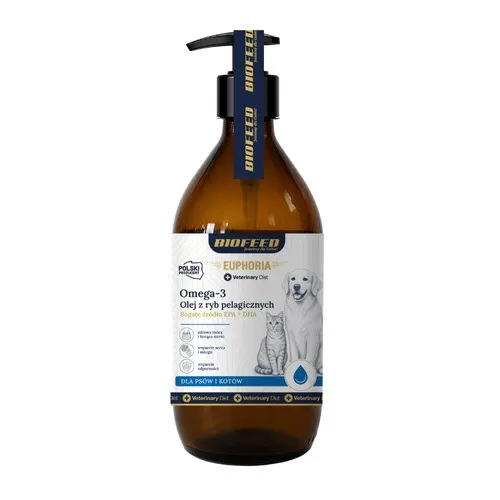 BIOFEED Euphoria Vet Diet - olej z ryb pelagicznych - 500ml