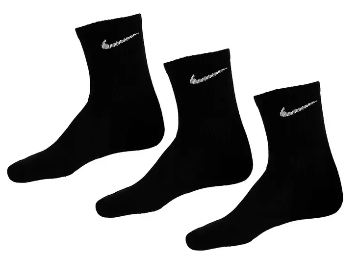 Skarpety Męskie Nike Czarne Skarpetki 6 Par Bawełniane Wysokie roz. 42-46