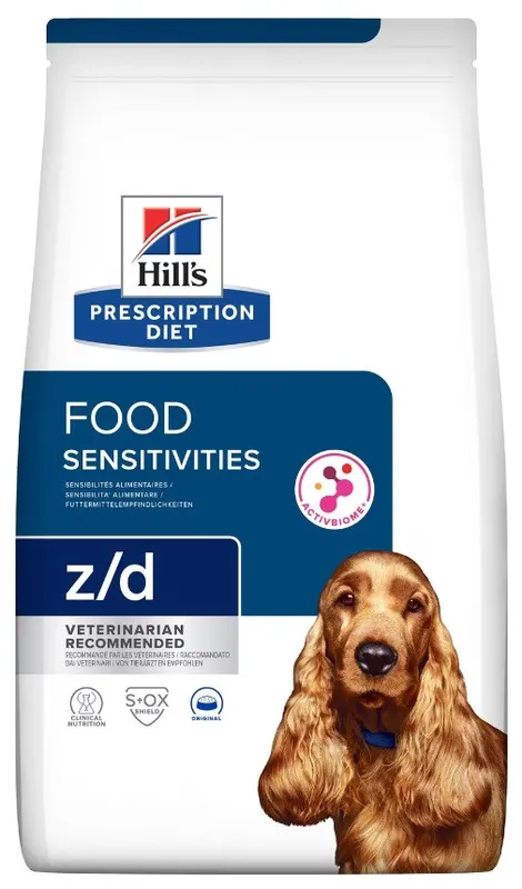 HILL'S Prescription Diet Food Sensitivites z/d Canine - sucha karma dla psa - 10 kg