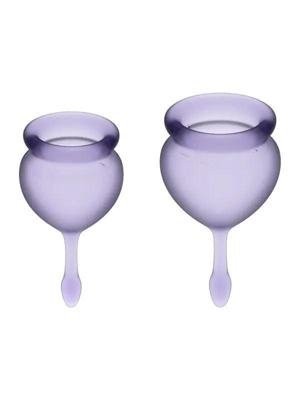 Satisfyer Feel Good Menstrual Cup Set Purple