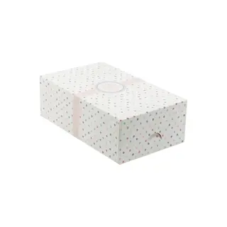 10x Pudełko na ciasto, torciki 12.5x21x7 cm zamykane TEKTURA LITA biały