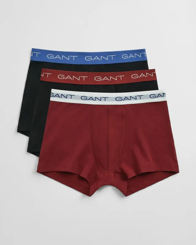 Gant Bielizna Męska Z Nadrukiem Bordowa