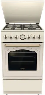 Kuchnia gazowo-elektryczna Gorenje GKS5B70CLI 50cm 70l 4 Palniki Termoobieg