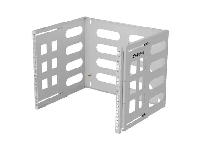 Lanberg Uchwyt ścienny rack 19" 8U 497x400/240 szary