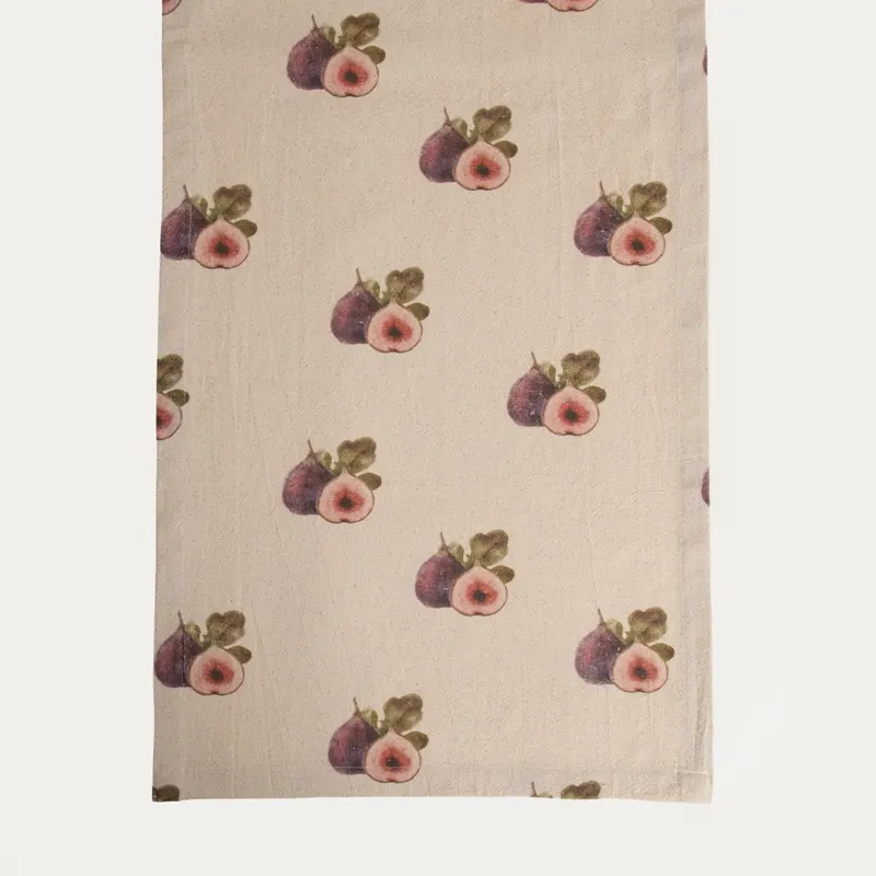 Bieżnik AMBRA bawełniany z figowym wzorem 40x160 cm