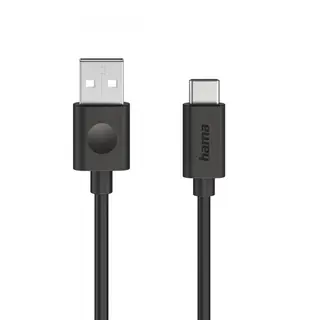 Hama Kabel usb-a usb-c entry level 60W 1,2m czarny